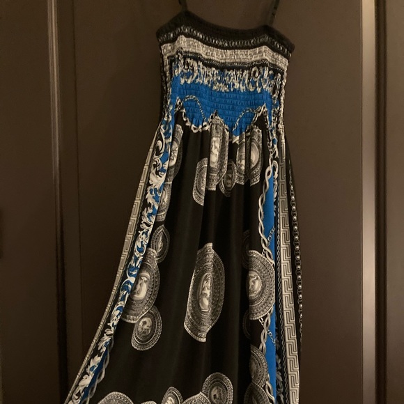 Blue and black boutique maxi dress - Picture 4 of 7